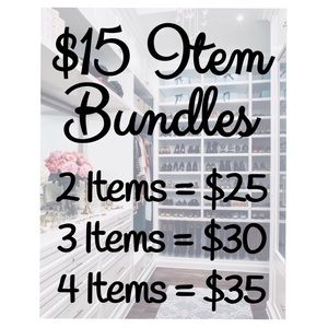 $15 Item Bundles